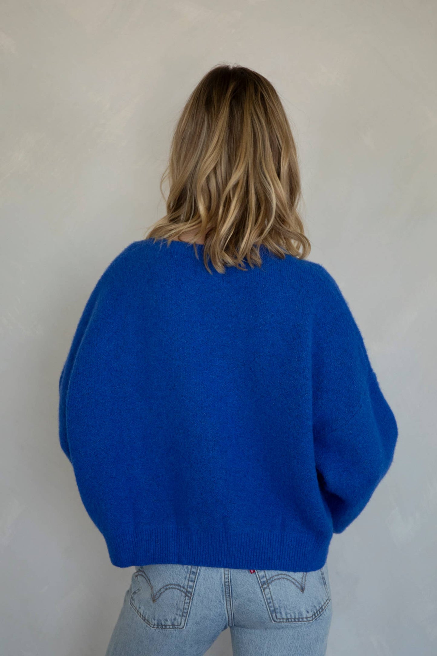 Alyssa Cardigan: Chocolate / M