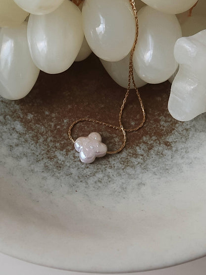 Tidal Clover Freshwater Pearl Necklace-PREORDER
