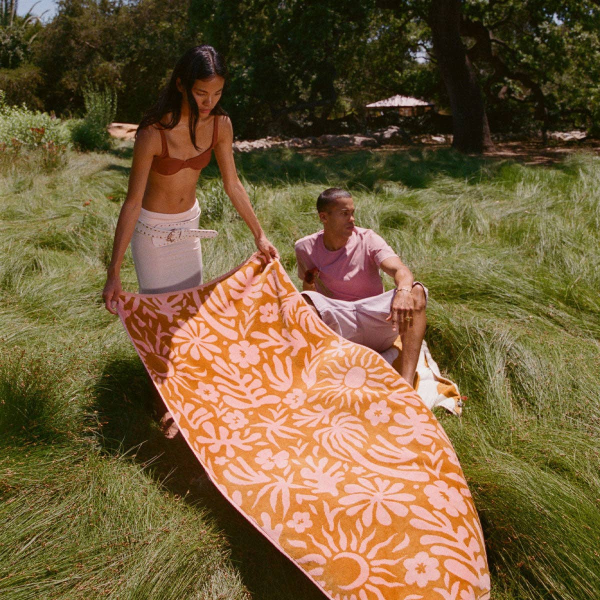 Tideflower Woven Towel (PREORDER)