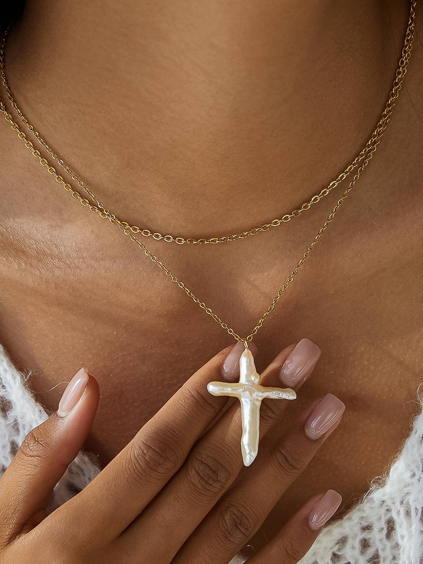 Holy Tide Pearl Necklace-PREORDER