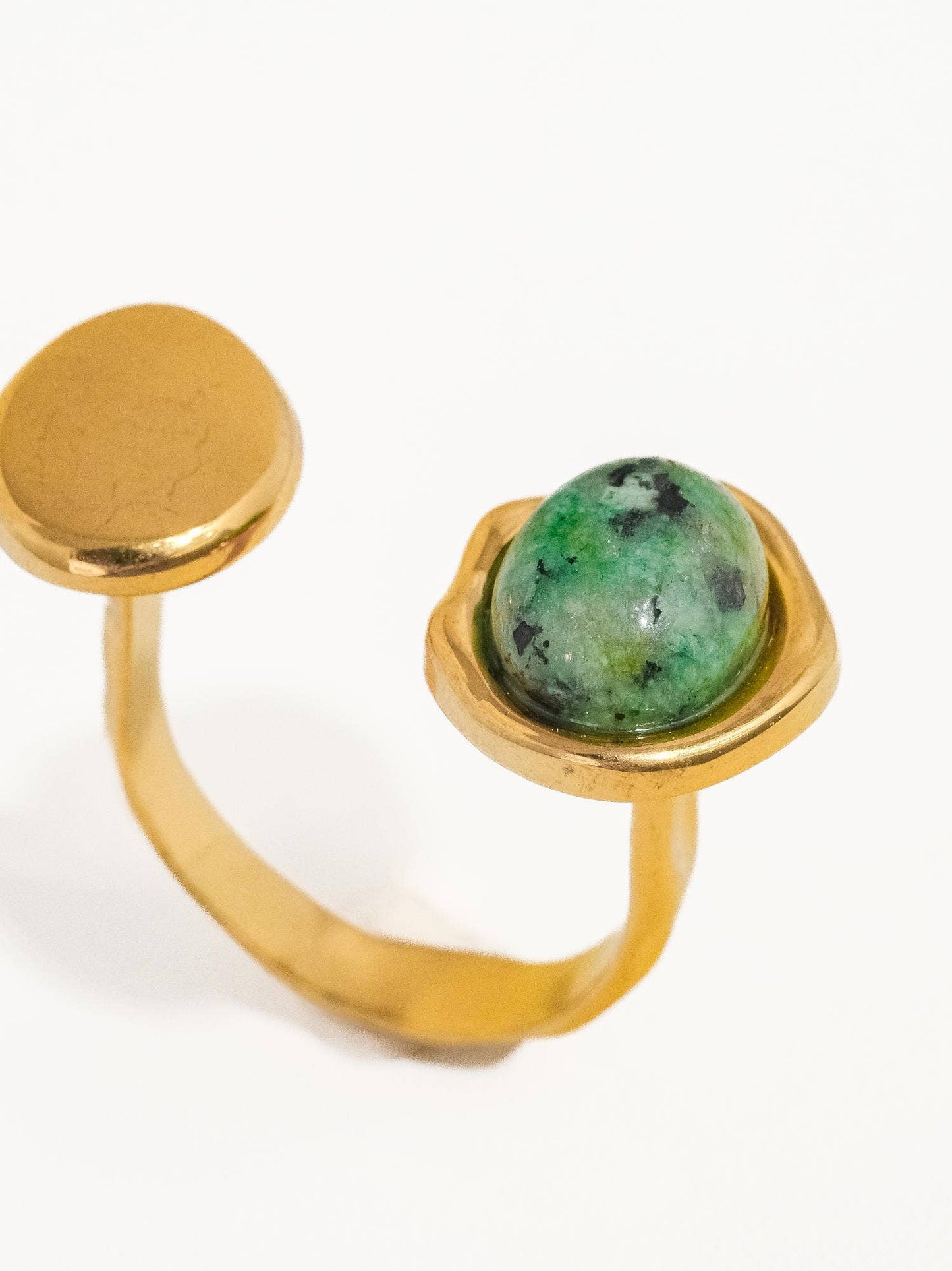 Golden Moss Ring