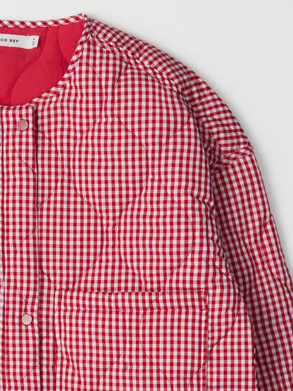 Mocha lane quilted Jacket