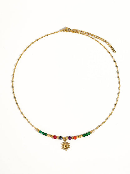 Rio Bead Sun Necklace-PREORDER