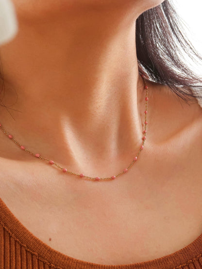 Soleil Rose Chain Necklace-PREORDER