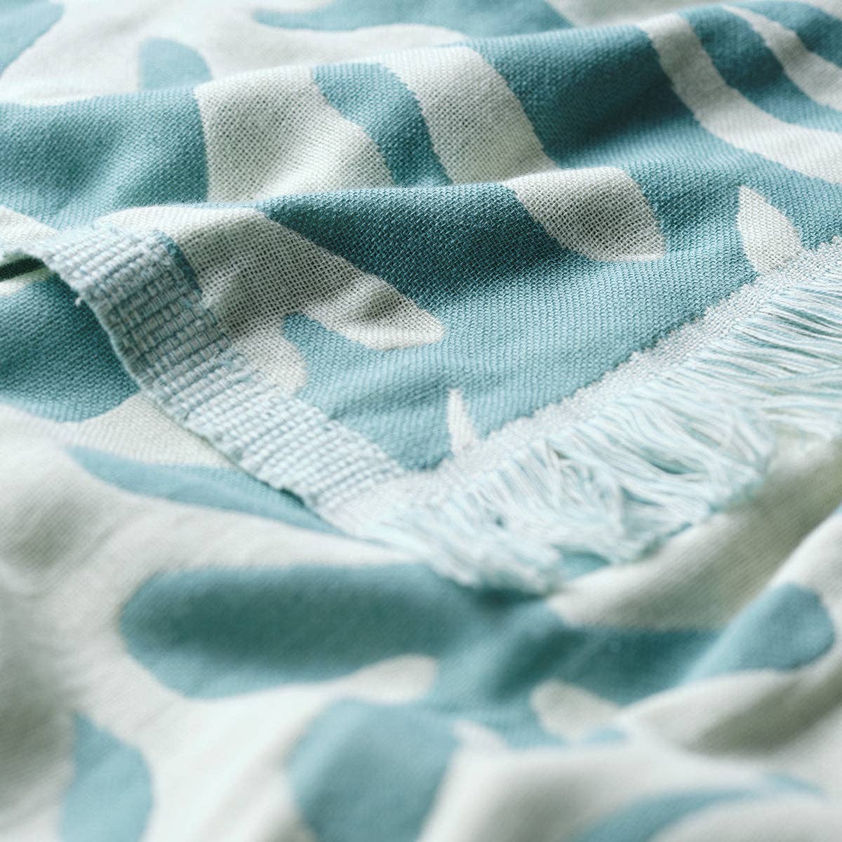 Blue Tideflower Driftweave Towel - (PREORDER)
