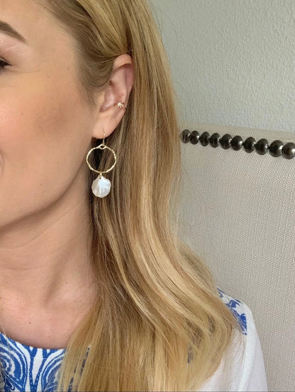 Marina Shell Hoops