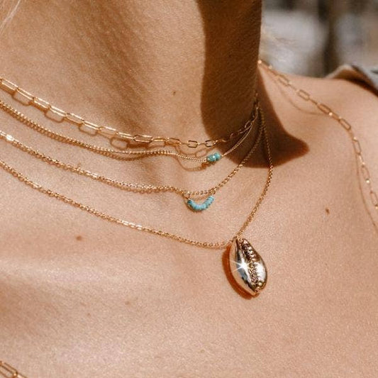 Bali stone necklace