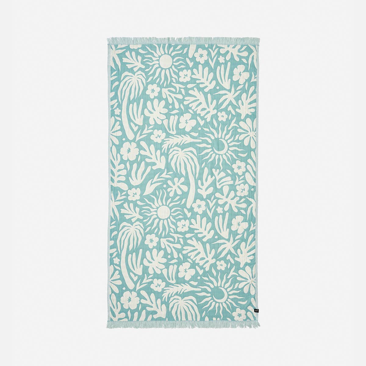 Blue Tideflower Driftweave Towel - (PREORDER)