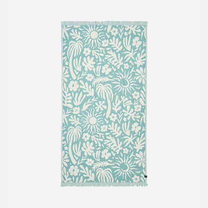 Blue Tideflower Driftweave Towel - (PREORDER)
