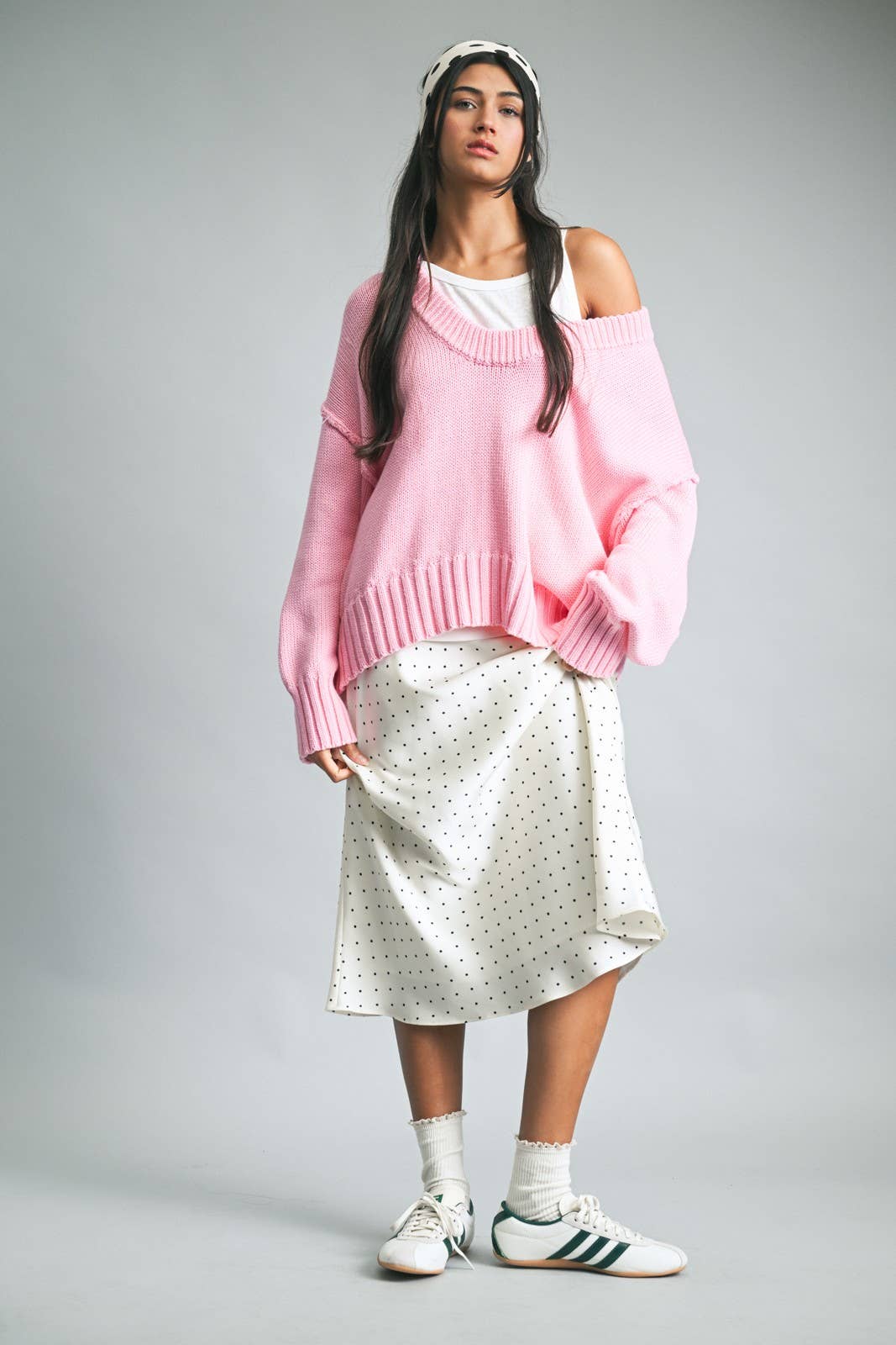 Palma Pink Scoop Sweater