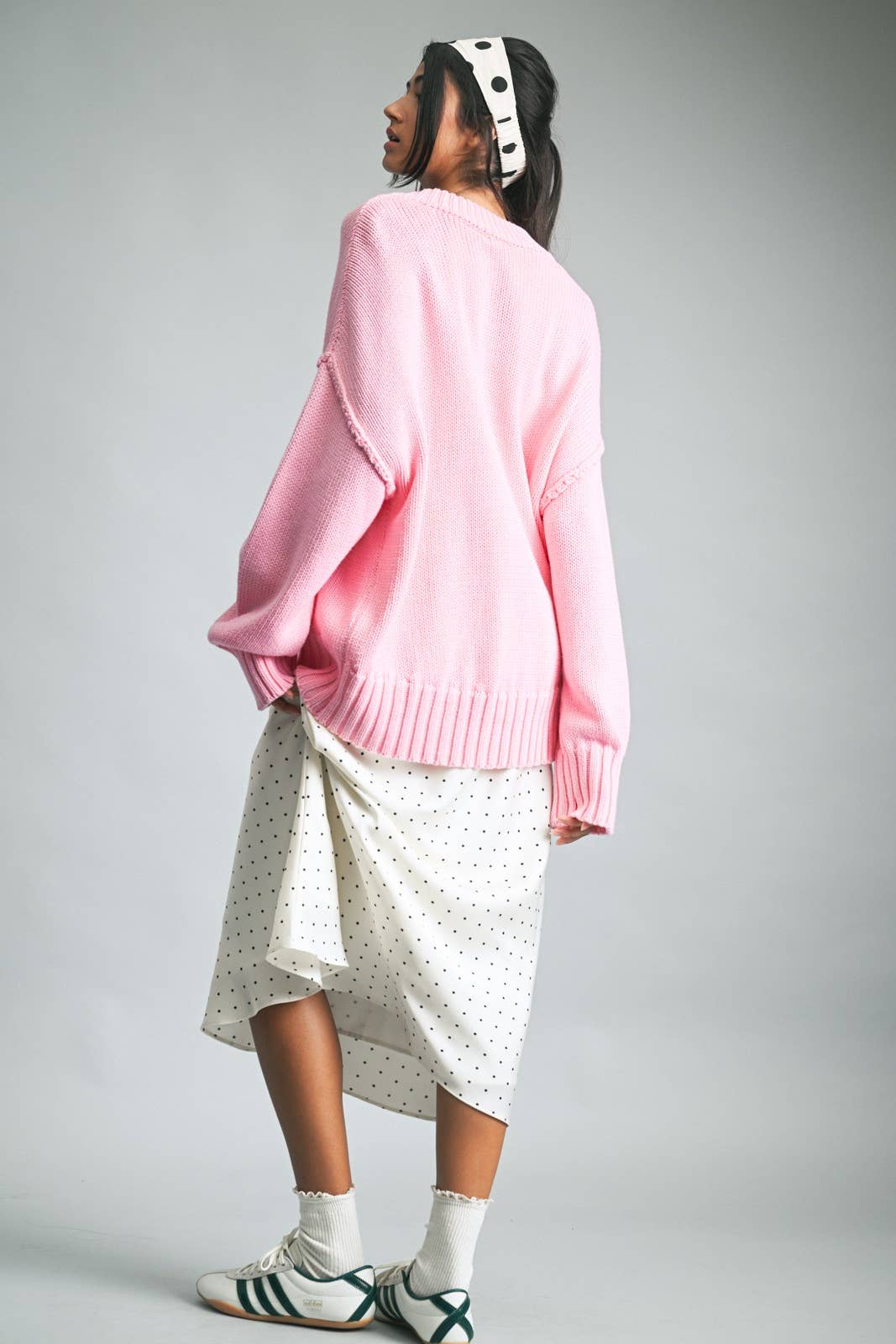 Palma Pink Scoop Sweater
