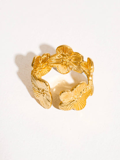 Golden Hibiscus Ring-PREORDER