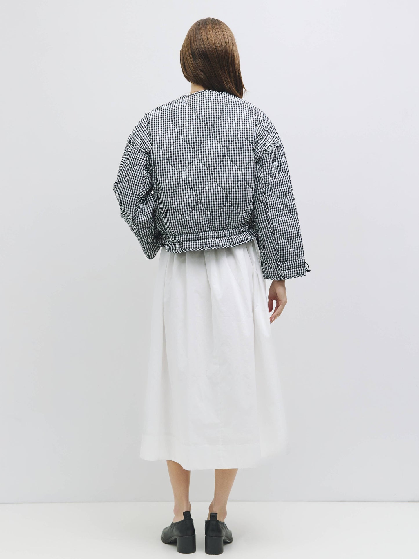 Mocha lane quilted Jacket