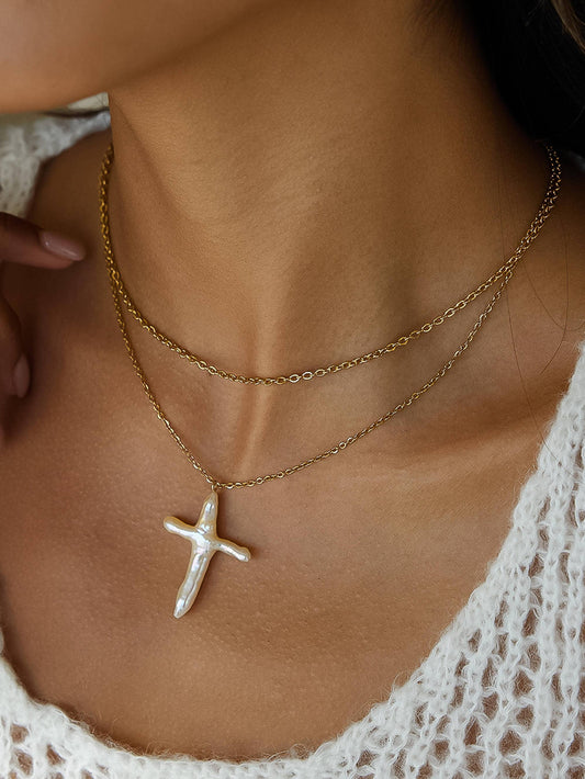 Holy Tide Pearl Necklace-PREORDER