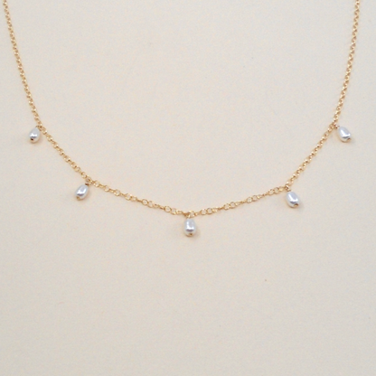 Five Pearl Necklace