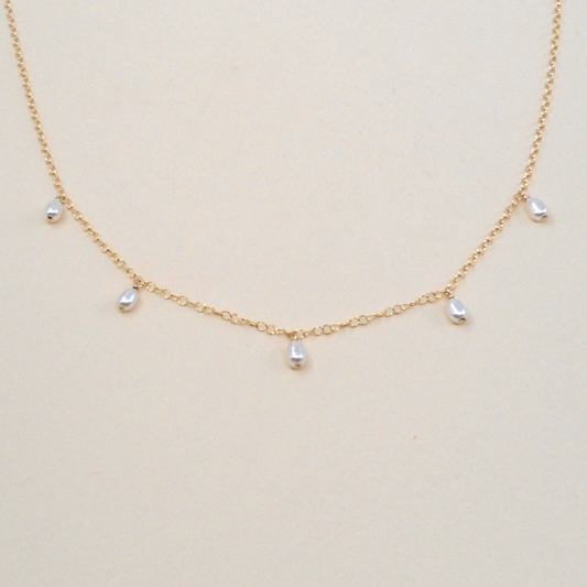 Five Pearl Necklace