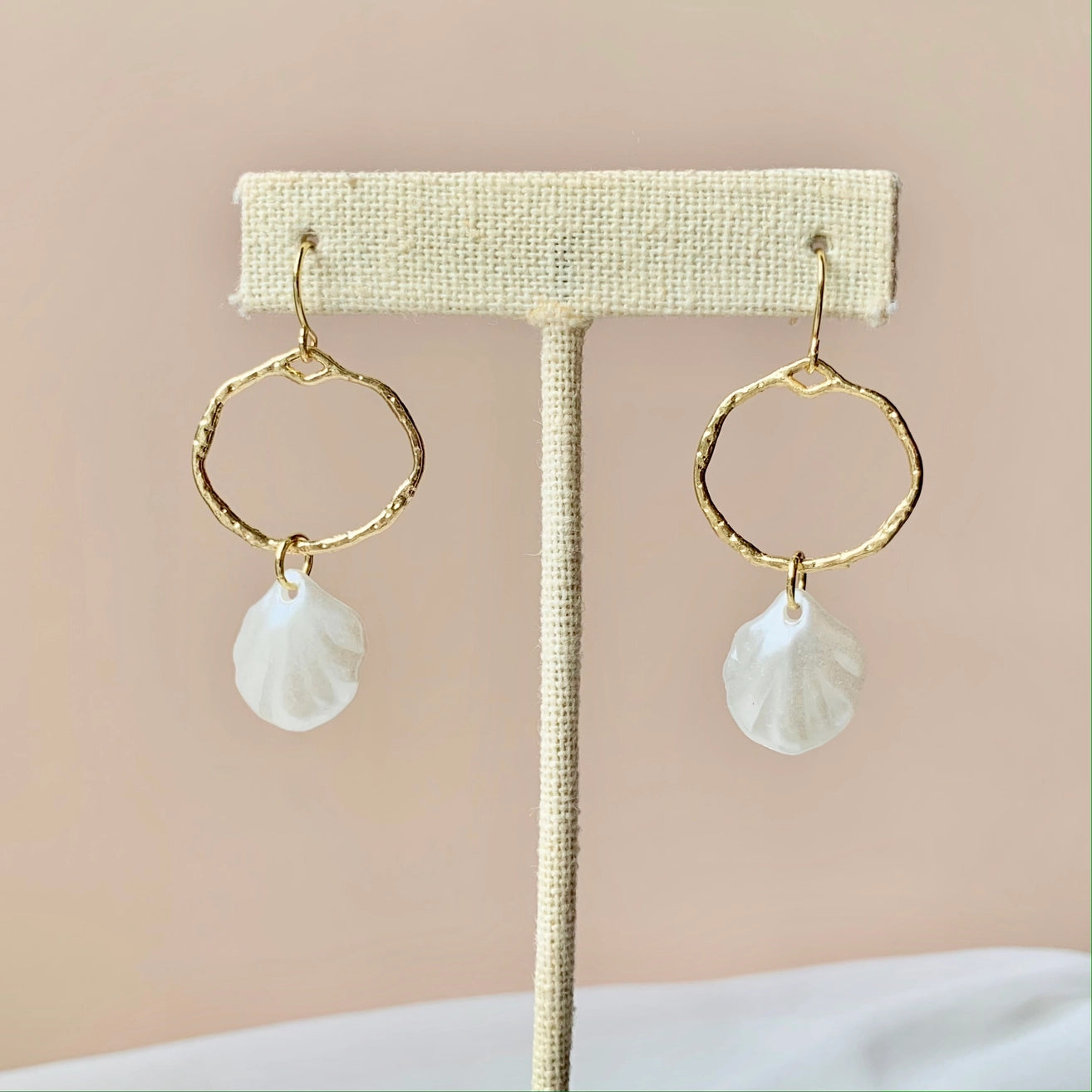 Marina Shell Hoops