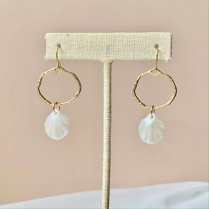 Marina Shell Hoops