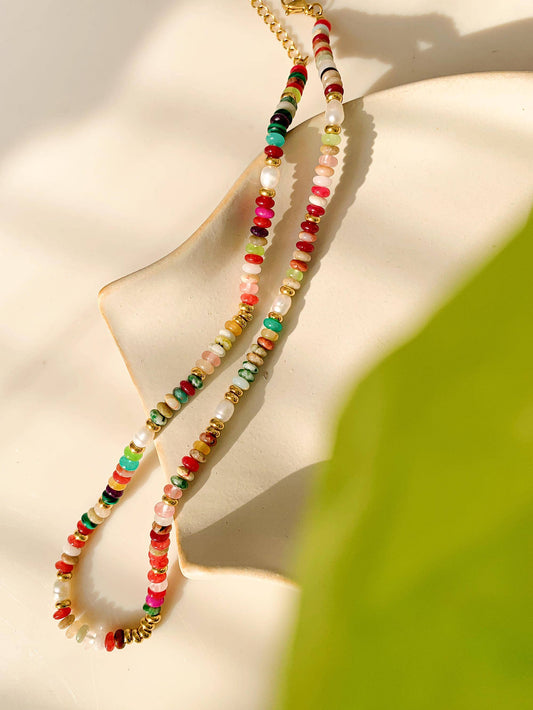 Havana Bead Necklace-PREORDER
