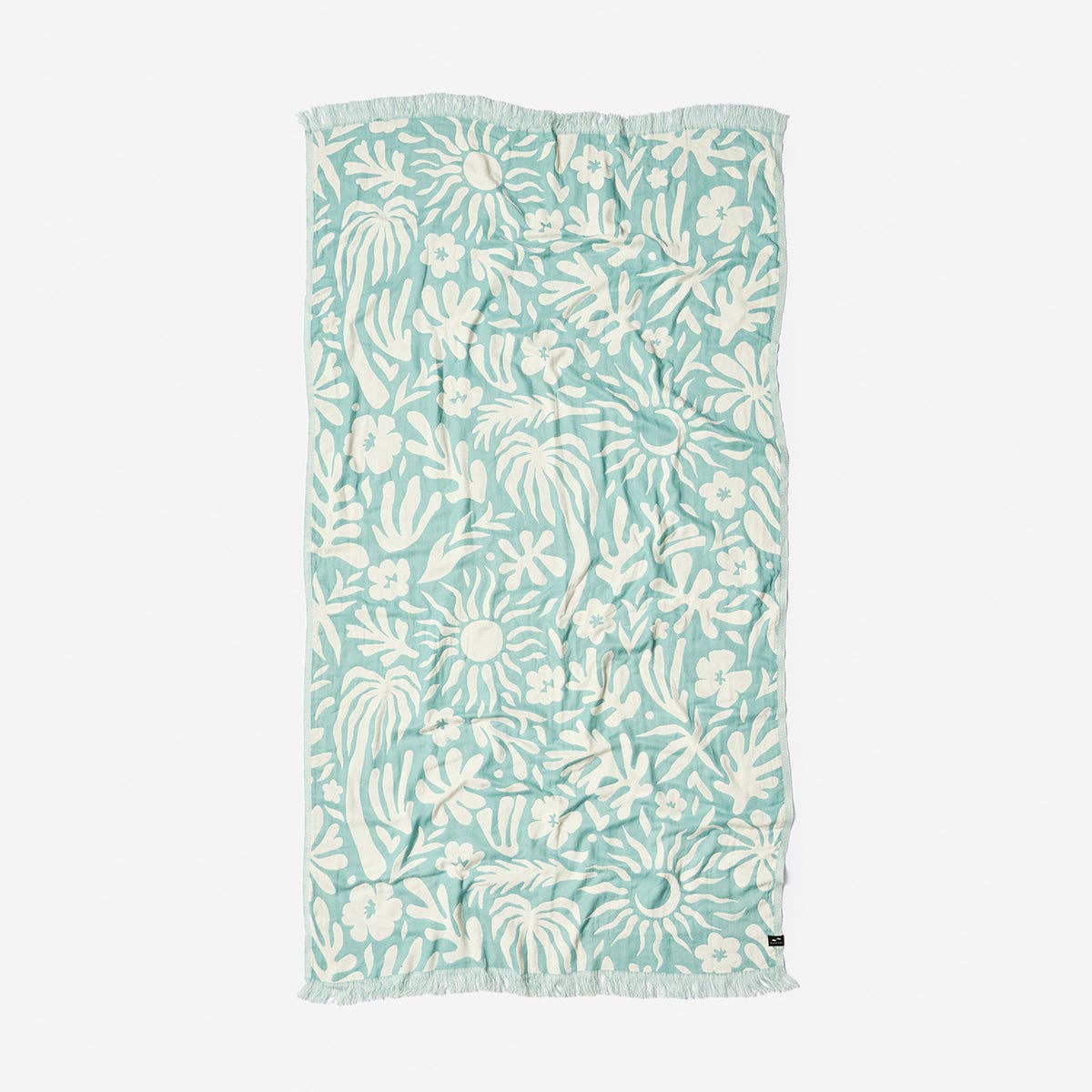 Blue Tideflower Driftweave Towel - (PREORDER)