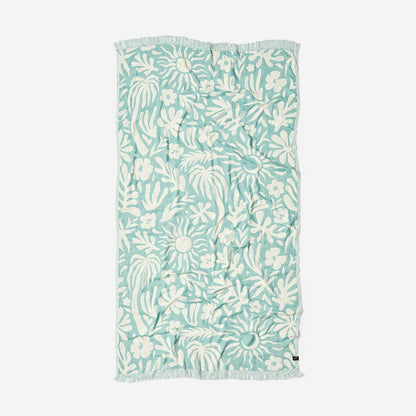 Blue Tideflower Driftweave Towel - (PREORDER)