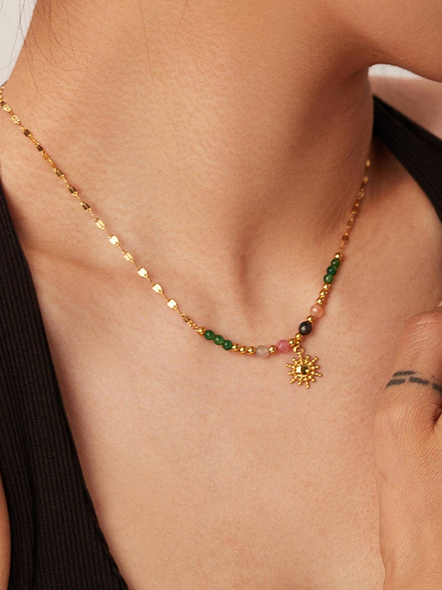 Rio Bead Sun Necklace-PREORDER
