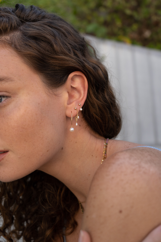 Noa Pearl Hoops