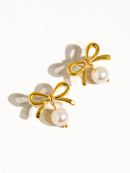 Halo Bow Earrings