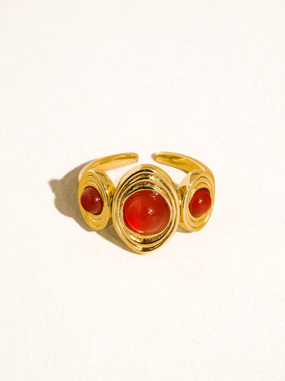 Sunflare Stone Ring
