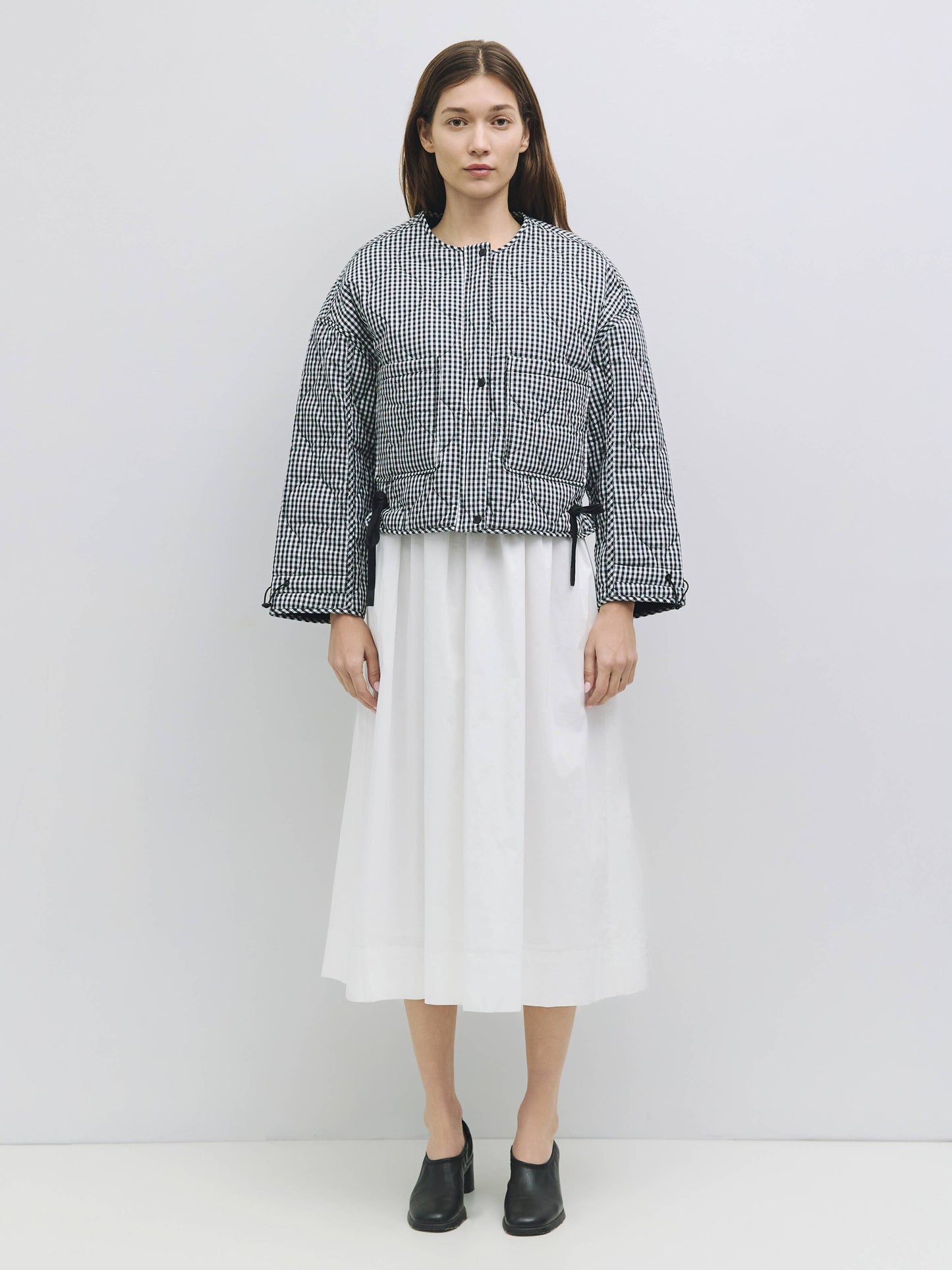 Mocha lane quilted Jacket