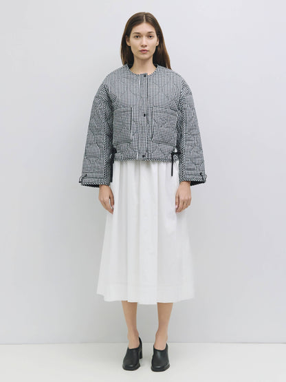 Mocha lane quilted Jacket