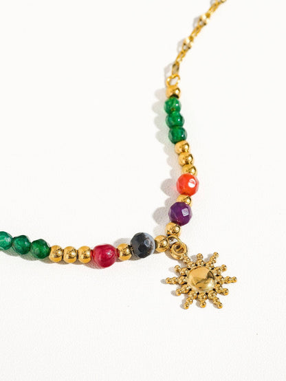 Rio Bead Sun Necklace-PREORDER