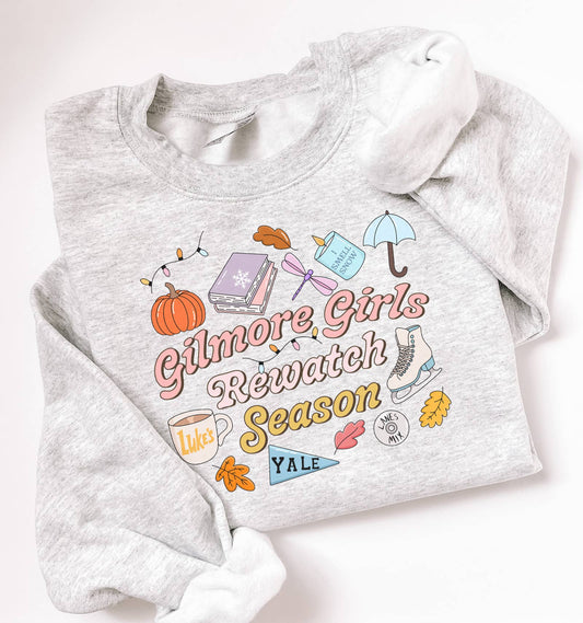 Gilmore Girls Rewatch Season Crewneck -PREORDER