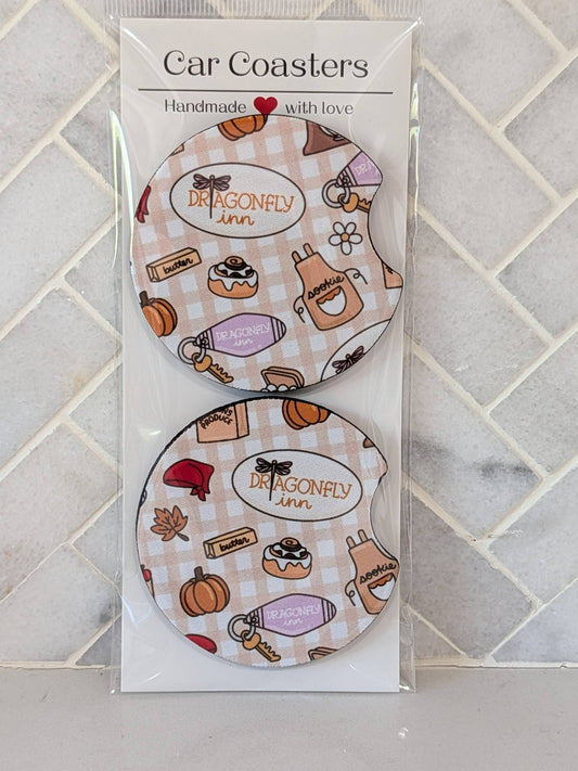 GG Shop Doodles Inspired Car Coasters