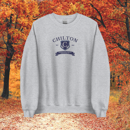 Chilton Preparatory School Stars Hollow Embroidered Sweatshirt-PREORDER