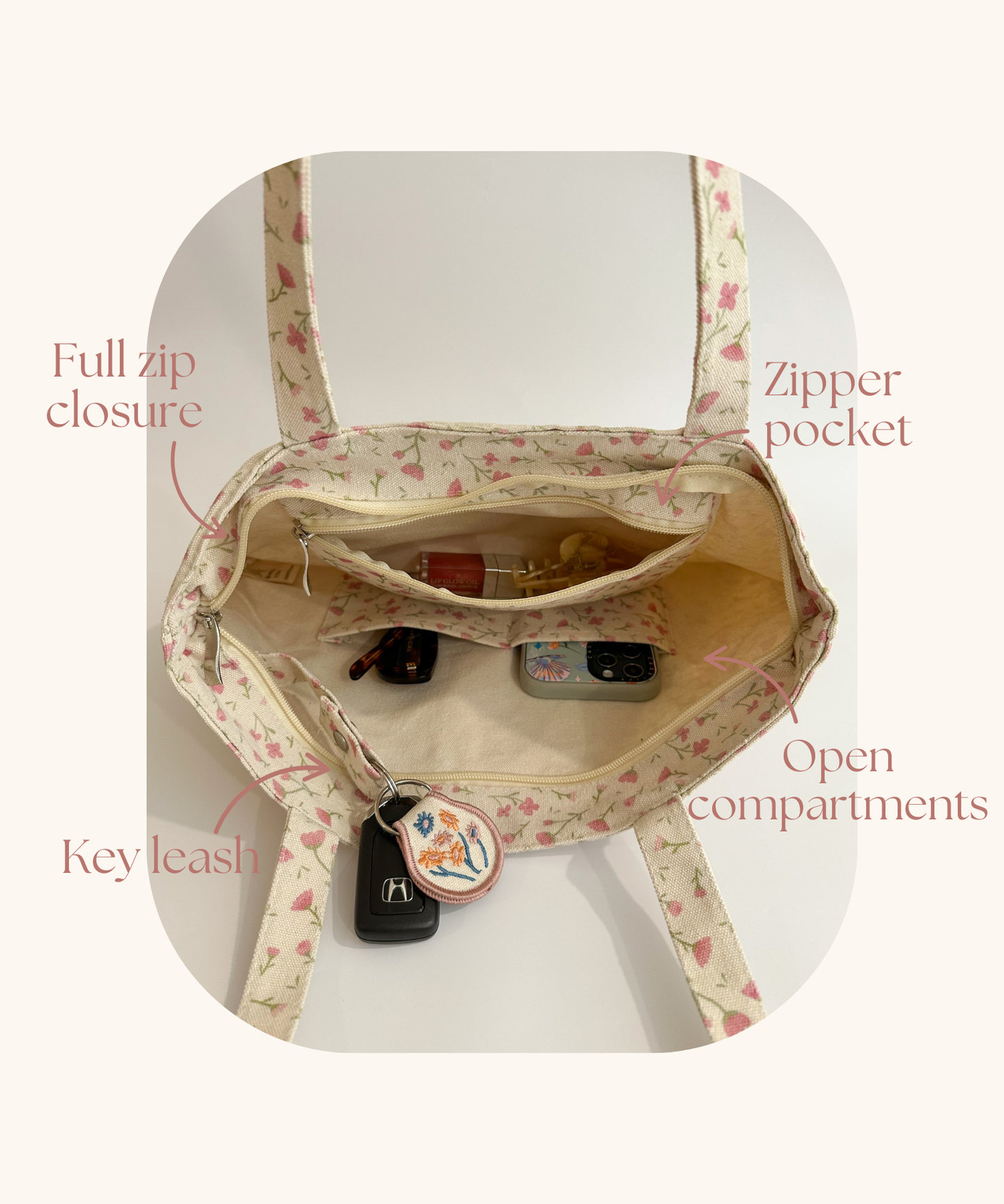 In Bloom Tote Bag: Regular