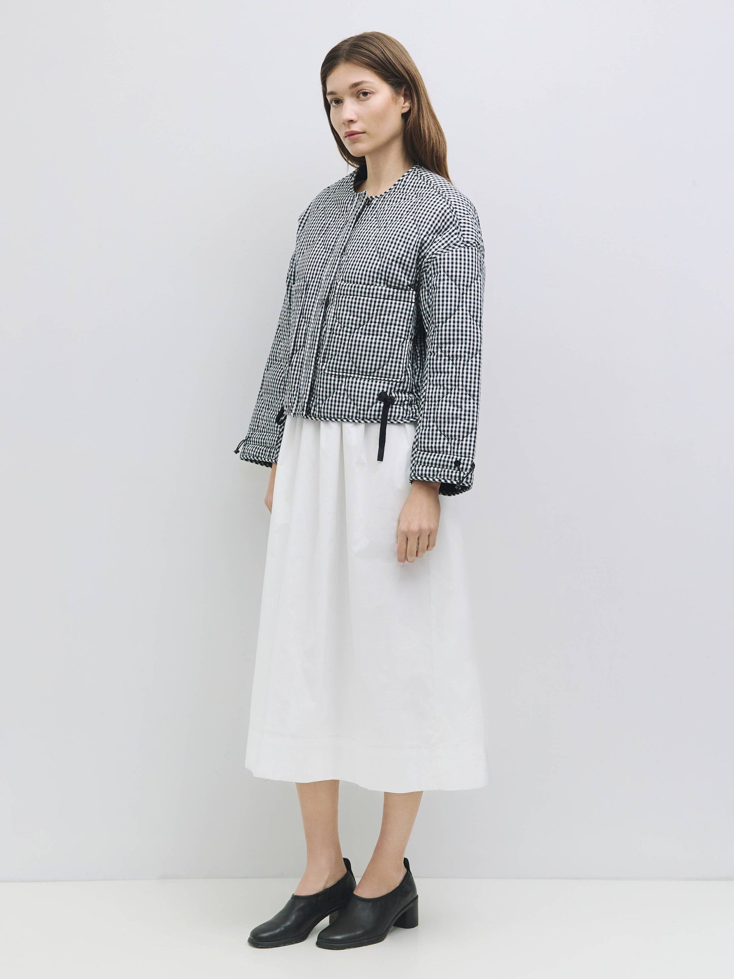 Mocha lane quilted Jacket