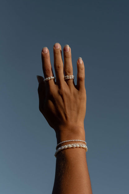Aria Pearl Ring: S/M