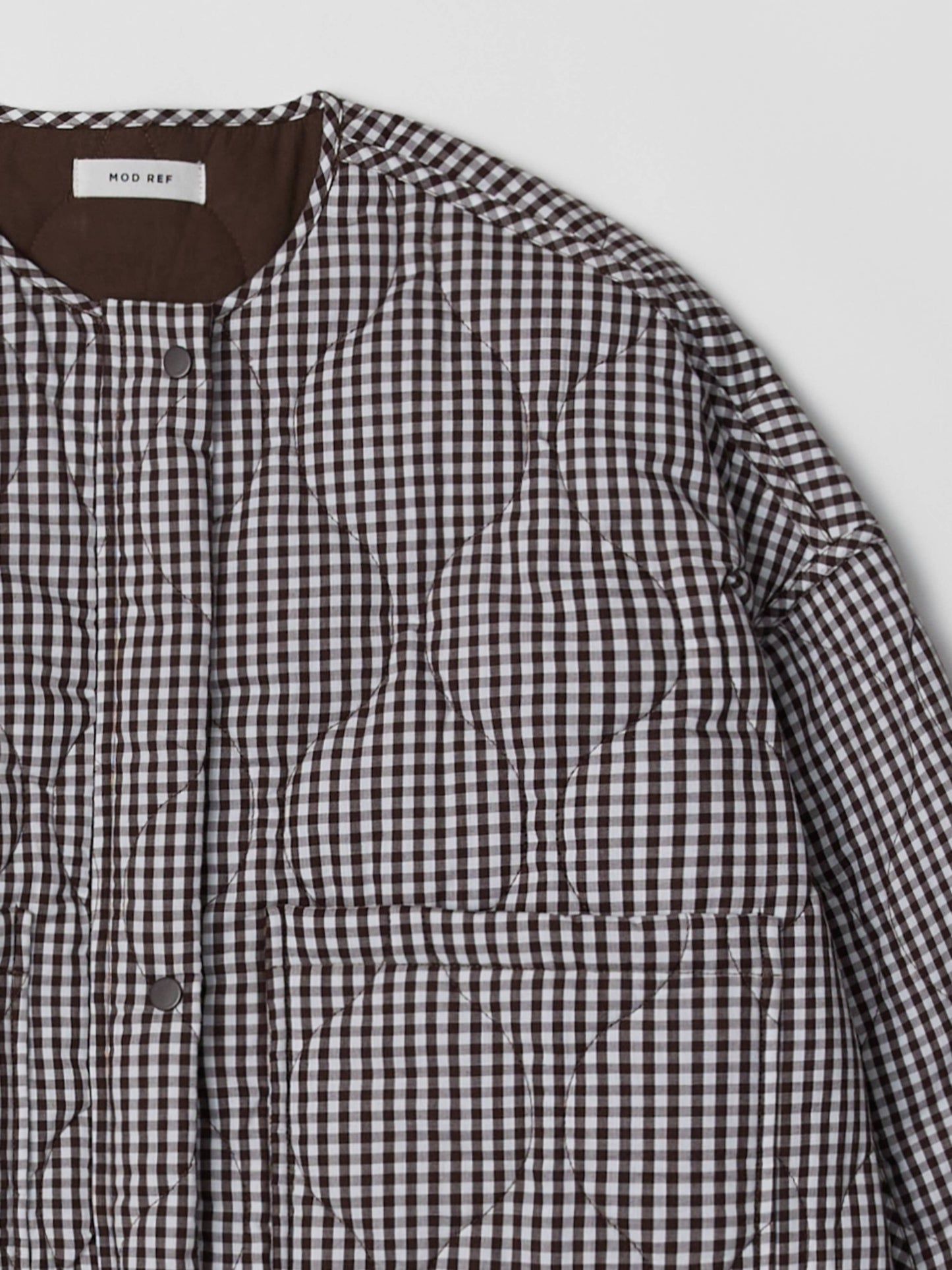 Mocha lane quilted Jacket