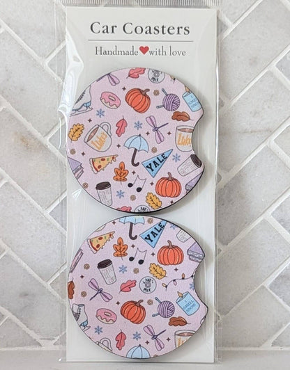 GG Inspired Car Coasters: Sweater stars hollow
