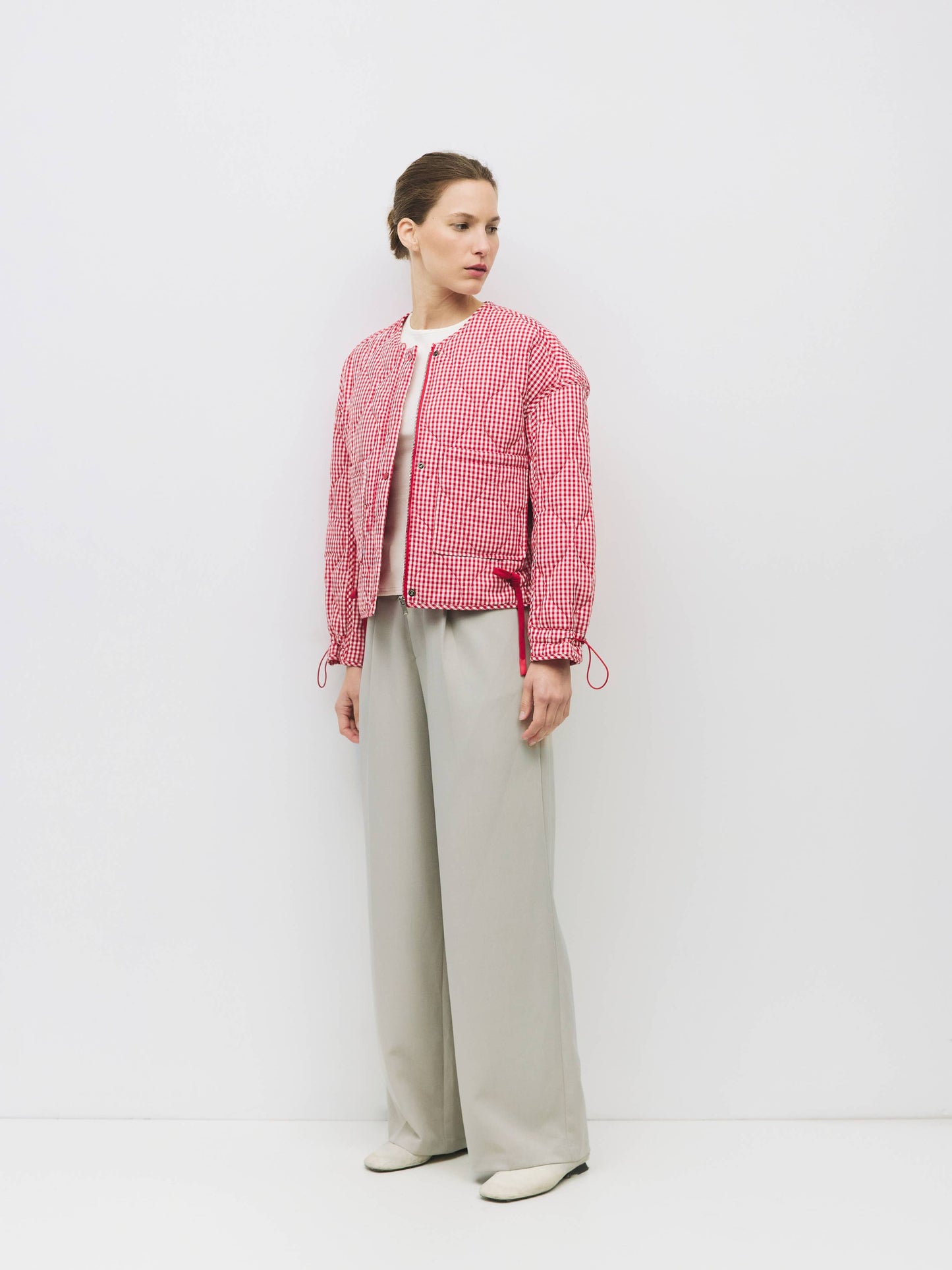 Mocha lane quilted Jacket